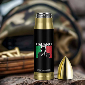 Italiano Italian Mafia Sicilian Gangster Italy Flag Bullet Tumbler TS11 Print Your Wear