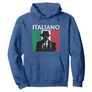 Italiano Italian Mafia Sicilian Gangster Italy Flag Hoodie TS11 Royal Blue Print Your Wear
