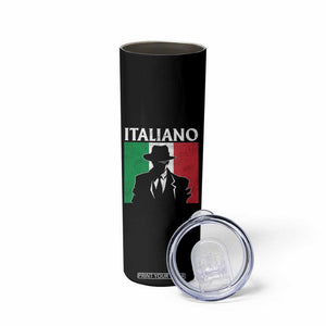 Italiano Italian Mafia Sicilian Gangster Italy Flag Skinny Tumbler TS11 Print Your Wear
