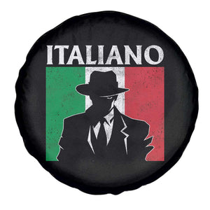 Italiano Italian Mafia Sicilian Gangster Italy Flag Spare Tire Cover TS11 Print Your Wear