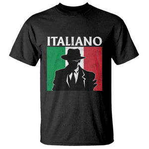 Italiano Italian Mafia Sicilian Gangster Italy Flag T Shirt TS11 Black Print Your Wear