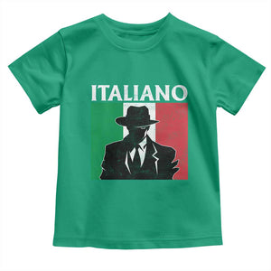 Italiano Italian Mafia Sicilian Gangster Italy Flag Toddler T Shirt TS11 Irish Green Print Your Wear