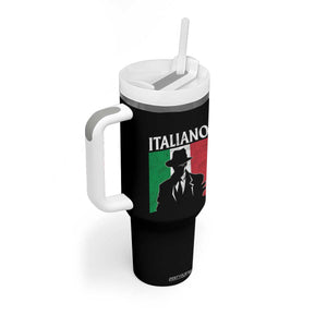 Italiano Italian Mafia Sicilian Gangster Italy Flag Tumbler With Handle TS11 Print Your Wear