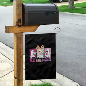 Halloween Teacher Garden Flag Read More Boooooks Cute Ghost Reading Books TS11 Print Your Wear