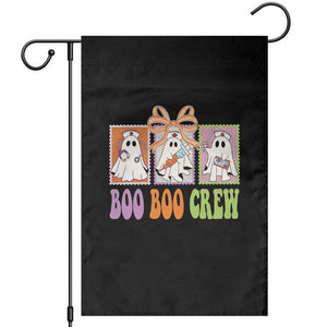 Halloween Nurse Garden Flag Boo Boo Crew Cute Spooky Ghost TS11 Black Print Your Wear