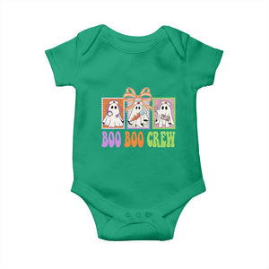 Halloween Nurse Baby Onesie Boo Boo Crew Cute Spooky Ghost TS11 Irish Green Print Your Wear