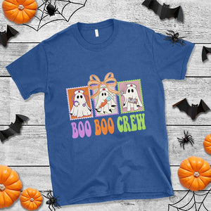 Halloween Nurse T Shirt Boo Boo Crew Cute Spooky Ghost TS11 Royal Blue Print Your Wear