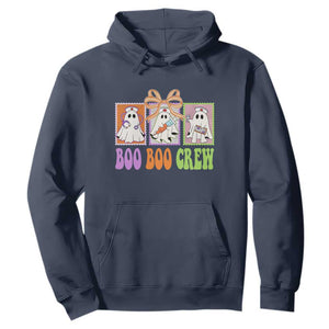 Halloween Nurse Hoodie Boo Boo Crew Cute Spooky Ghost TS11 Navy Print Your Wear