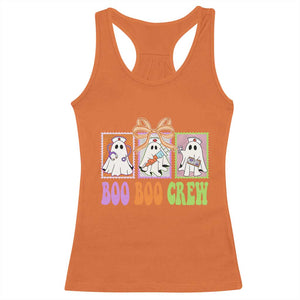 Halloween Nurse Racerback Tank Top Boo Boo Crew Cute Spooky Ghost TS11 Orange Print Your Wear