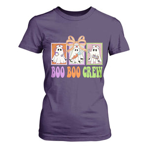 Halloween Nurse T Shirt For Women Boo Boo Crew Cute Spooky Ghost TS11 Purple Print Your Wear