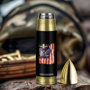 Fisherman Christian Fishing Vintage American Flag Bullet Tumbler TS11 Print Your Wear