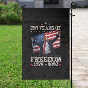 Trump 250th Anniversary Garden Flag 250 Years Of Freedom Vintage USA Flag TS11 Print Your Wear