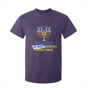 Funny Hanukkah Is Not Jewish Christmas T Shirt For Kid Chanukah Menorah TS11 Purple Print Your Wear