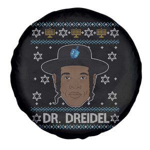Funny Hanukkah Dreidel Spare Tire Cover Dr Dreidel Chanukah Rapper DJ TS11 Print Your Wear