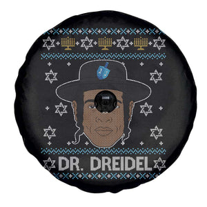 Funny Hanukkah Dreidel Spare Tire Cover Dr Dreidel Chanukah Rapper DJ TS11 Print Your Wear