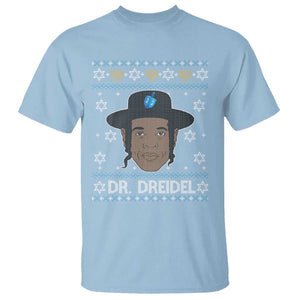 Funny Hanukkah Dreidel T Shirt Dr Dreidel Chanukah Rapper DJ TS11 Light Blue Print Your Wear