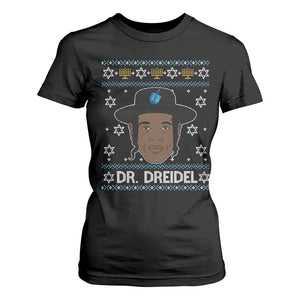Funny Hanukkah Dreidel T Shirt For Women Dr Dreidel Chanukah Rapper DJ TS11 Black Print Your Wear