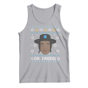 Funny Hanukkah Dreidel Tank Top Dr Dreidel Chanukah Rapper DJ TS11 Athletic Heather Print Your Wear