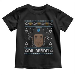 Funny Hanukkah Dreidel Toddler T Shirt Dr Dreidel Chanukah Rapper DJ TS11 Black Print Your Wear