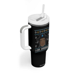Funny Hanukkah Dreidel Tumbler With Handle Dr Dreidel Chanukah Rapper DJ TS11 Print Your Wear
