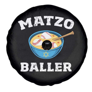 Funny Hanukkah Baseball Spare Tire Cover Matzo Baller Matzah Ball Jewish Chanukah Sports Lover TS11 Print Your Wear