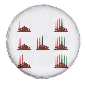 Kwanzaa Kinara Seven Candles African American Holiday Spare Tire Cover TS11 Print Your Wear