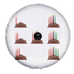 Kwanzaa Kinara Seven Candles African American Holiday Spare Tire Cover TS11 Print Your Wear
