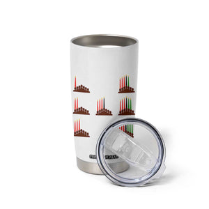 Kwanzaa Kinara Seven Candles African American Holiday Tumbler Cup TS11 Print Your Wear