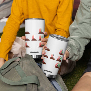 Kwanzaa Kinara Seven Candles African American Holiday Tumbler Cup TS11 Print Your Wear