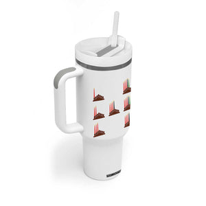 Kwanzaa Kinara Seven Candles African American Holiday Tumbler With Handle TS11 Print Your Wear