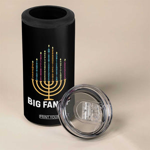 Hanukkah Human Rights 4 in 1 Can Cooler Tumbler Big Fan Of Democracy Immigrants And Refugees TS11 Print Your Wear