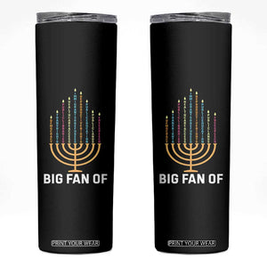 Hanukkah Human Rights Skinny Tumbler Big Fan Of Democracy Immigrants And Refugees TS11 Black Print Your Wear
