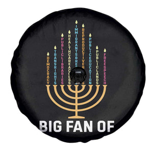 Hanukkah Human Rights Spare Tire Cover Big Fan Of Democracy Immigrants And Refugees TS11 Print Your Wear