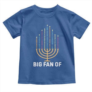 Hanukkah Human Rights Toddler T Shirt Big Fan Of Democracy Immigrants And Refugees TS11 Royal Blue Print Your Wear
