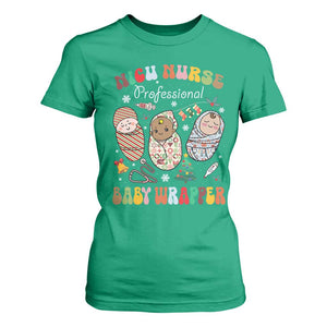 Funny NICU Nurse Christmas T Shirt For Women Professional Baby Wrapper TS11 Irish Green Print Your Wear