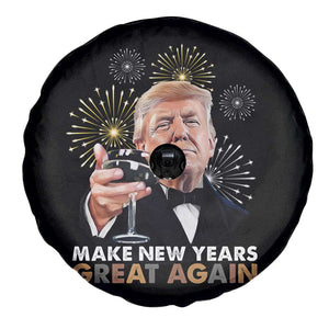 Funny Trump New Year Spare Tire Cover Make New Years Great Again Fireworks TS11 Print Your Wear