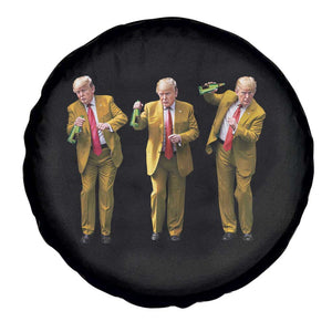 Funny Trump Dance Happy New Year 2025 Spare Tire Cover TS11 Print Your Wear