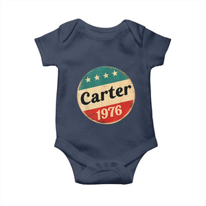 Jimmy Carter Supporter Baby Onesie 39th President U.S Presidential Election 1976 TS11 Navy Print Your Wear