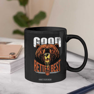 Funny Good Better Best Coffee Mug BR Eating Cheese CFB Football Fans TS11 Print Your Wear