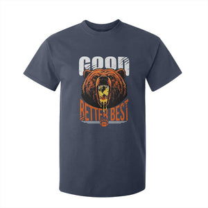 Funny Good Better Best T Shirt For Kid BR Eating Cheese CFB Football Fans TS11 Navy Print Your Wear