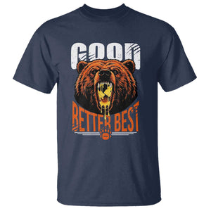 Funny Good Better Best T Shirt BR Eating Cheese CFB Football Fans TS11 Navy Print Your Wear
