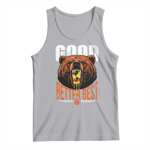 Funny Good Better Best Tank Top BR Eating Cheese CFB Football Fans TS11 Athletic Heather Print Your Wear