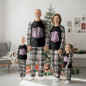 Girl Dad Plaid Pajama Set Pink Camo Hunting Daddy Father's Day TS11 Christmas Plaid Print Your Wear