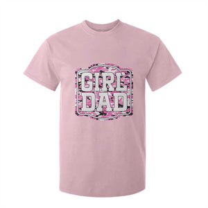 Girl Dad T Shirt For Kid Pink Camo Hunting Daddy Father's Day TS11 Light Pink Print Your Wear