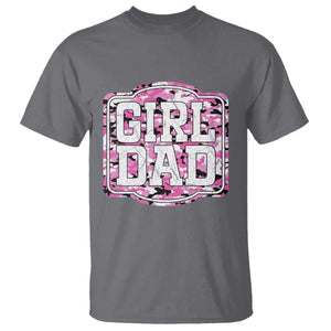 Girl Dad T Shirt Pink Camo Hunting Daddy Father's Day TS11 Charcoal Print Your Wear