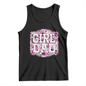 Girl Dad Tank Top Pink Camo Hunting Daddy Father's Day TS11 Black Print Your Wear