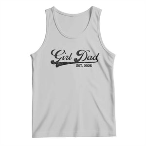 Girl Dad Est 2026 Tank Top Dad Of Girl 2026 Baby Announcement TS11 Ash Print Your Wear