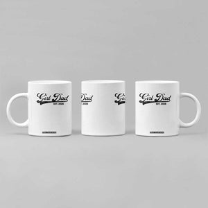 Girl Dad Est 2026 Coffee Mug Dad Of Girl 2026 Baby Announcement TS11 Print Your Wear