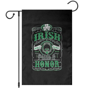 Vintage Irish Pride And Honor St Patricks Day Garden Flag TS11 Black Print Your Wear