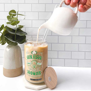 Vintage Irish Pride And Honor St Patricks Day Glass Can TS11 Print Your Wear